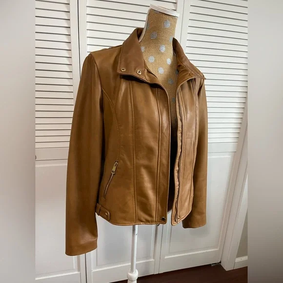 Vintage Brown Moto Wilsons Leather jacket coat Sz XL - Picture 3 of 15